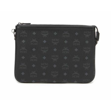 MCM Pre-owned, Shoulder Bags Zwart, Dames, Maat:ONE Size