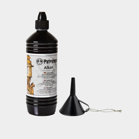 Lamp oil Petromax Alkan, paraffin, 1 liter + funnel