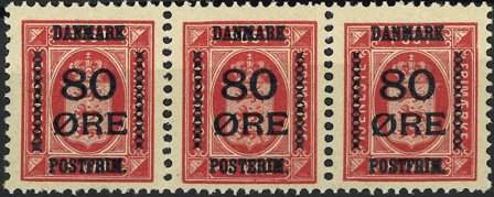 Danmark - AFA 83 - Stribe - Postfrisk