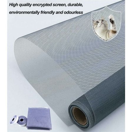 Kissan suojaverkko, itseliimautuva hyttysverkko ikkunoihin, säädettävä