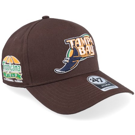 47 Brand - MLB Ruskea adjustable Lippis - Tampa Bay Rays Coops Dua Sure Shot Mvp Dt Brown Adjustable @ Hatstore