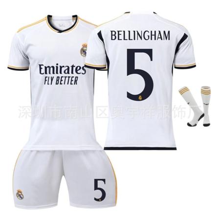 23-24 Liverpool Home Barnfotbollströja nr 11 Salah BELLINGHAM 5 16