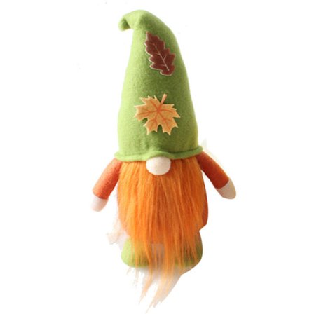 Efterårsnisse græskar solsikke svensk Nisse Tomte nisse plys ornamenter til jul efterår Thanksgiving indretning B