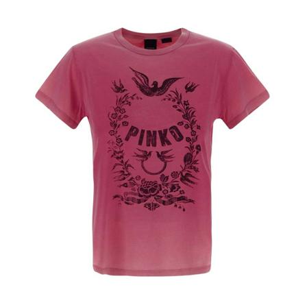 Pinko Trixy T-shirt Pink, Dame T-shirts