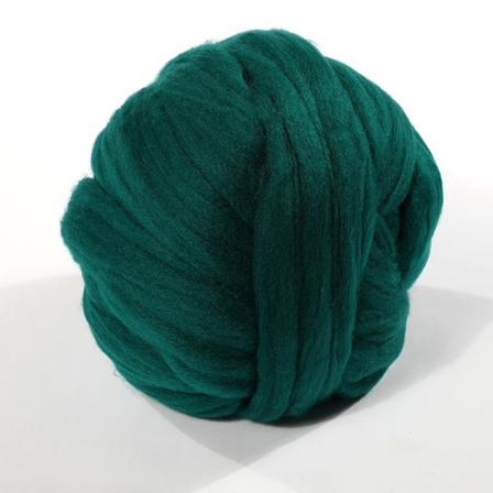 Bulky Wool Garn Chunky Arm Stickning Supermjuk jätteboll Rovin - Perfet Dark green