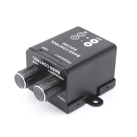 Bil Ljud Regulator Förstärkare Bas Subwoofer Stereo Equalizer Kontroller 4 RCA