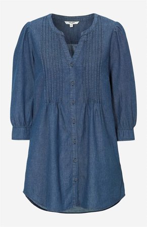 Cellbes of Sweden - Tunika i denim Eivor i mørkeblå til damer i størrelse 34/36