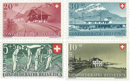 Schweiz 1947 - MICHEL 480/83 - Postfrisk