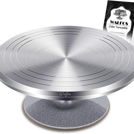 Kage drejeskive - 12 tommer roterende aluminiums kage stativ,