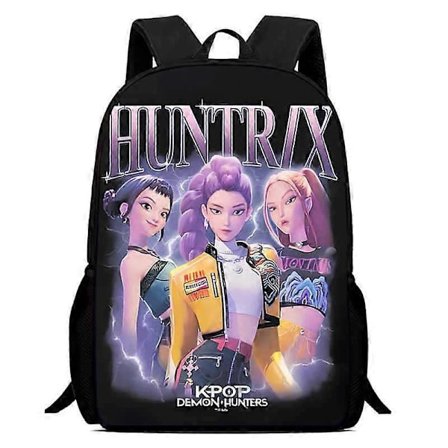 Kpop Devil Hunter-tema studentryggsekk - Studentsekk, reiseveske for laptop, Y2K-stil