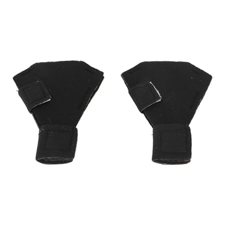 1 par Duck Booties Andas Bekväma tunna Skydds Waterfowl Skor för Duck Goose Waterfowl Svart 9x6,5cm / 3,5x2,6in