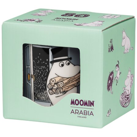 Arabia Mummipappa kopp 80 Box W, 0,3 liter' - 'Grå