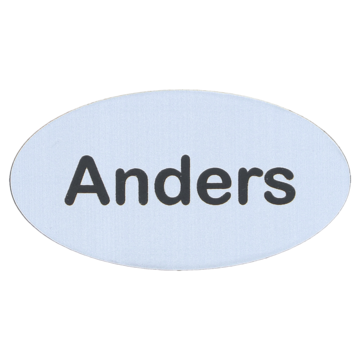 Navneskilt nål - eget navn