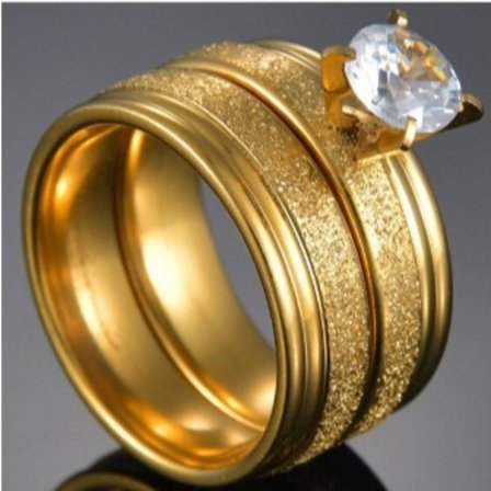 Rustfrit Stål Ring Bryllup