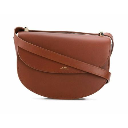 A.p.c., Geneve flap shoulder bag Brązowy, Kobieta, Rozmiar: ONE Size
