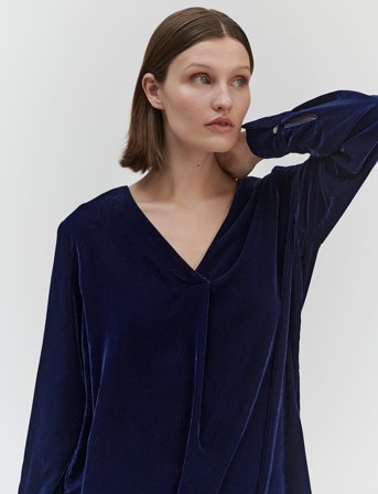 Rosemunde Aomi Shirt - Navy - 34