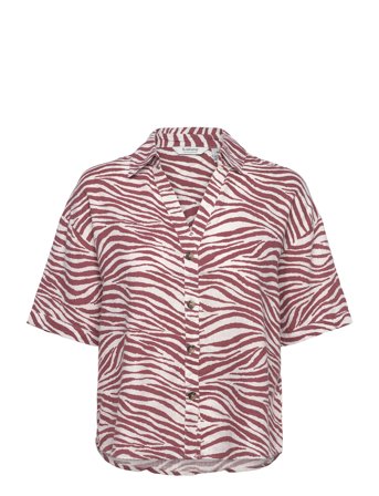 b.young Byfalakka Ss Shirt - - Burgundy - 36