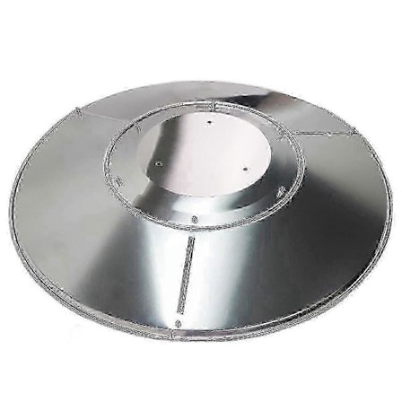 Patio Varmelegeme Reflektorskærm, Propan Udendørs Varmere Reservedel - Topkuppel, 3-Huls Montering, 3