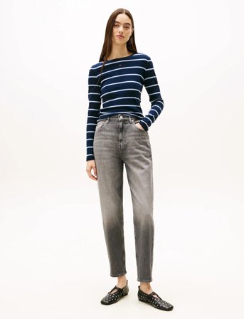 Tommy Jeans Mom Jean Uh Tpr Bi0177 Co - Grey - 30 x 32