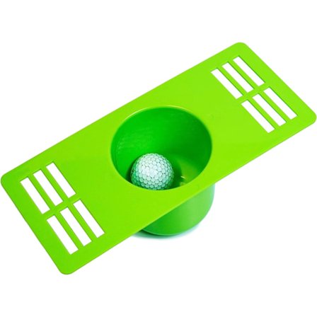 Indendørs golf putting hul, ventilationshul, golftræningshul, grønt dækket udstyr