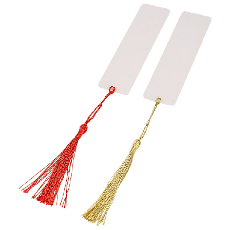 30 Stykker Blanke Akryl Bogmærker Akryl DIY Bogmærke Uafsluttede Akryl Bogmærker Ornamenter og 30 Farverige Kvaster