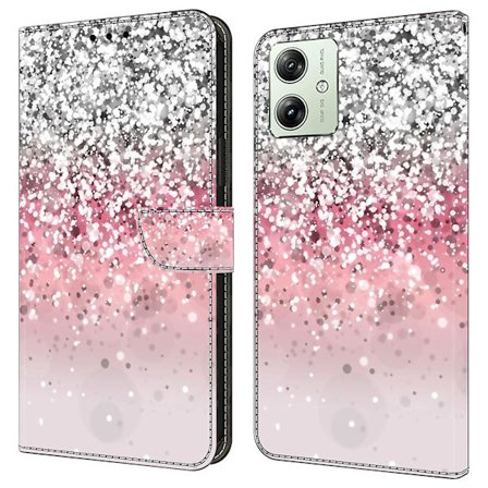 Plånbok Phone case För Motorola Moto G54 5g Case 3d Mönsterutskrift Läder Flip Cover