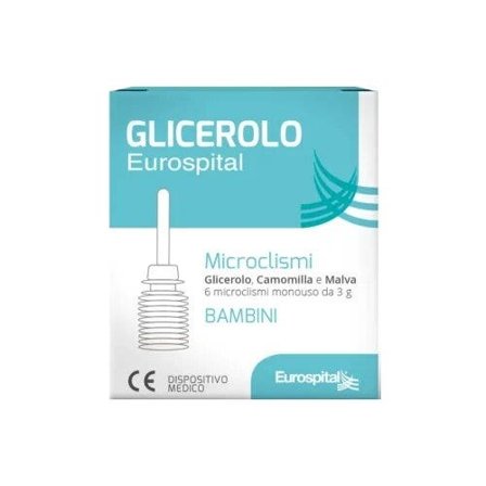 Eurospital Microclismi Glicerolo Bambini 6 Dispositivi Monouso
