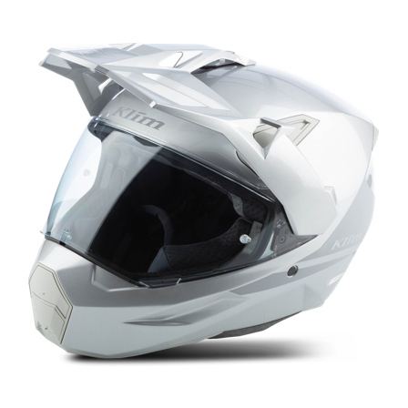 Casco Jet Klim X1 Alpha Adventure Carbono Metálico Gris Alto/Monumento L