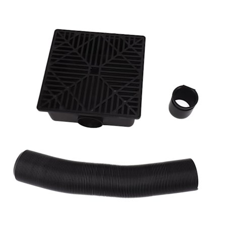 Rennesystem for takrenner - Lavprofilert forlengelse for nedløpsrør - Fleksibel rørforlengelse - Beskytt husfundamentet