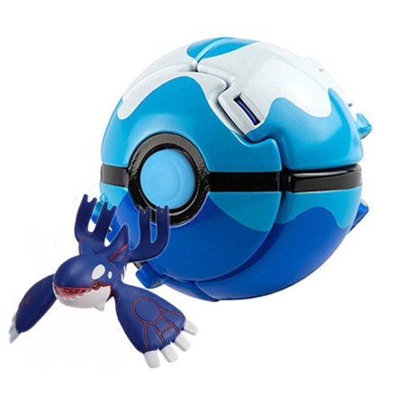 Flip Pet Eksploderende Poké Ball Mini Figurer + Fangstballer