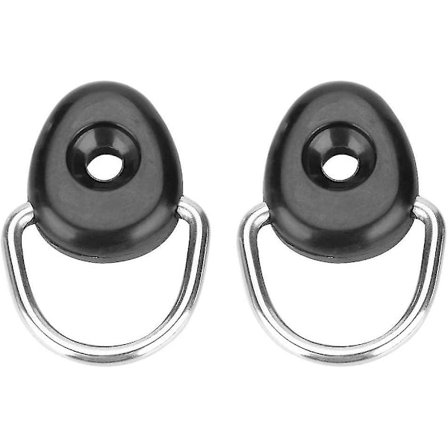 Kajak D-ring, 6 st. Kanot D-spänne Fästögla Säkerhetsdäck Tillbehör Ersättningsdelar