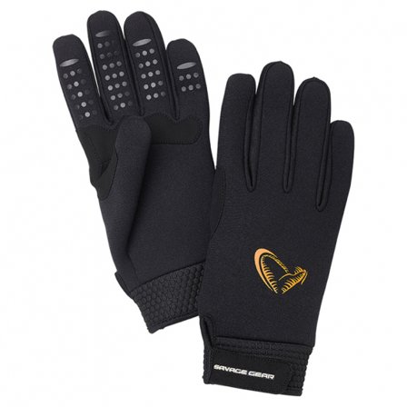 Savage Gear Neoprene Stretch Glove, Black - M