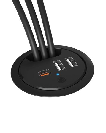 ICY BOX In-Desk Usb Charger With