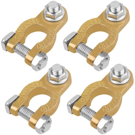 12V Batteripol 2 Par, 12V Batteripol, Koppar Bil 12V