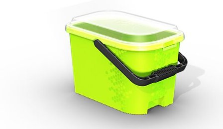 AVA BILPLEIEBØTTE GRØNN MED PATENTERT ANTISMUSSRIST