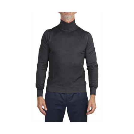 Gran Sasso, Turtlenecks Zwart, Heren, Maat:S