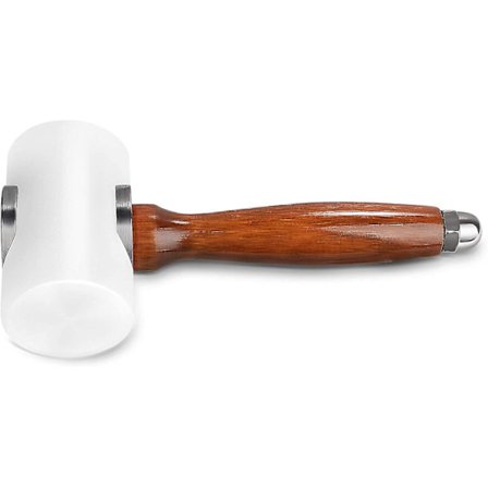 Lædergraveringshammer i nylon, læderkølle, koeskindsøm, gør-det-selv-læderhåndværk, træ