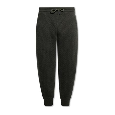 Giorgio Armani Side-stripe sweatpants , Groen , Heren , Maat: M
