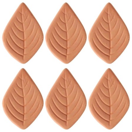 6 stk. Sukkerbesparende blade Terrakotta Sukkerbeholder og Blødgører Sukker Genanvendelig Besparelse