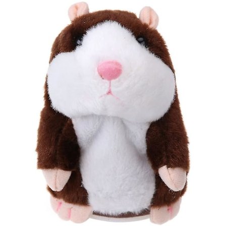 Plush Hamster, Upprepar Vad Du Säger Rolig Hamster Plysch Leksak Interaktiv Fylld Djur Födelsedagspresenter För Barn