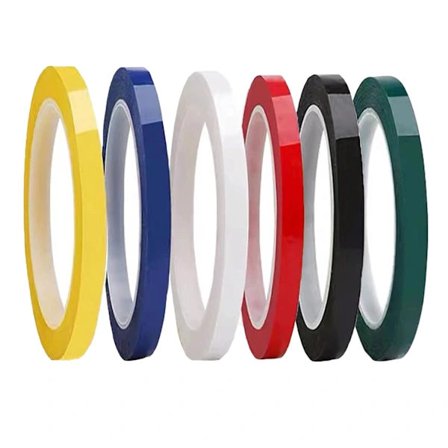 【xj】Rulle Whiteboard Tape - 5mm x 66m Whiteboard Tape Gitter Tape 6 Farver til Kunst Mærkning Håndværk (5mm)