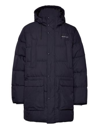 D2. Long Alta Down Jacket Fodrad Jacka Marinblå GANT