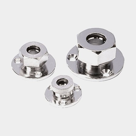 Kabeldurchführung Roca, verchromtes Messing, Ø38 mm, für Kabel Ø7 - 12 mm, silber - Boot