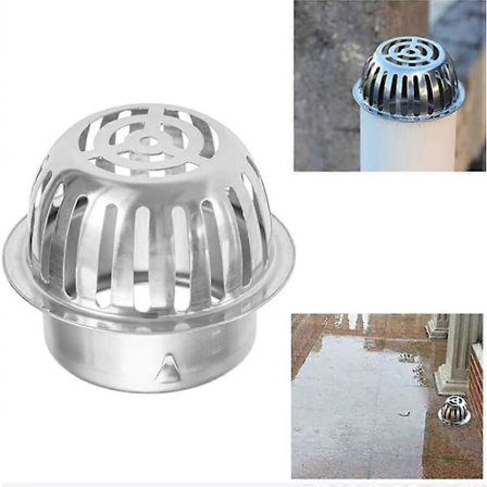 Kourun lehtisuoja - kourunsuoja lehtien pysäytin lehtien kerääjä ruostumattomasta teräksestä valmistettu syöksytorvisihvilä 90mm sadevesikourut 