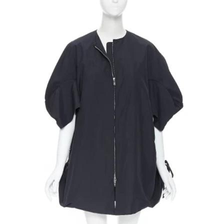 Yves Saint Laurent Vintage, Pre-owned Nylon outerwear Zwart, Dames, Maat:M,polyester