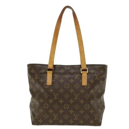 Louis Vuitton Vintage, Pre-owned Cabas Piano Monogram Tote Bag Bruin, Dames, Maat:ONE Size,leather