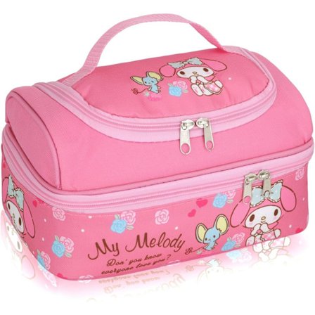 Anime Cinnamoroll, Melody, Kuromi Frokostpose til Mænd og Kvinder, Lækagesikker Madkasse, Stor Rummelig Madbeholder Tote til Arbejde Rejser