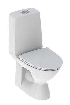 Ifö Vinta Toalettstol S-lås/limt/med mykt sete, Baderom