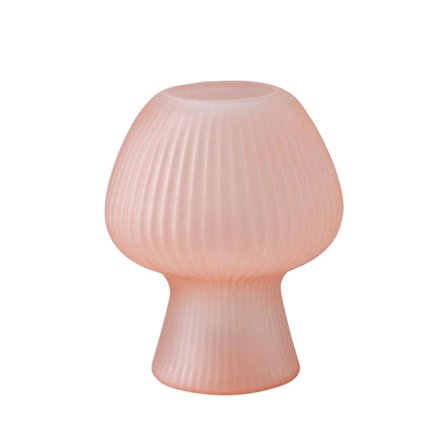 Uppladdningsbar LED-bordslampa i form av svamp, bordslampa, rumsrestaurang, bardekoration