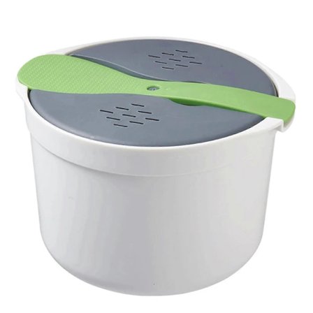 2L Bærbar Mikrobølgeovn Riskoger, Fødevarekvalitet, Let at Rengøre, Grøn